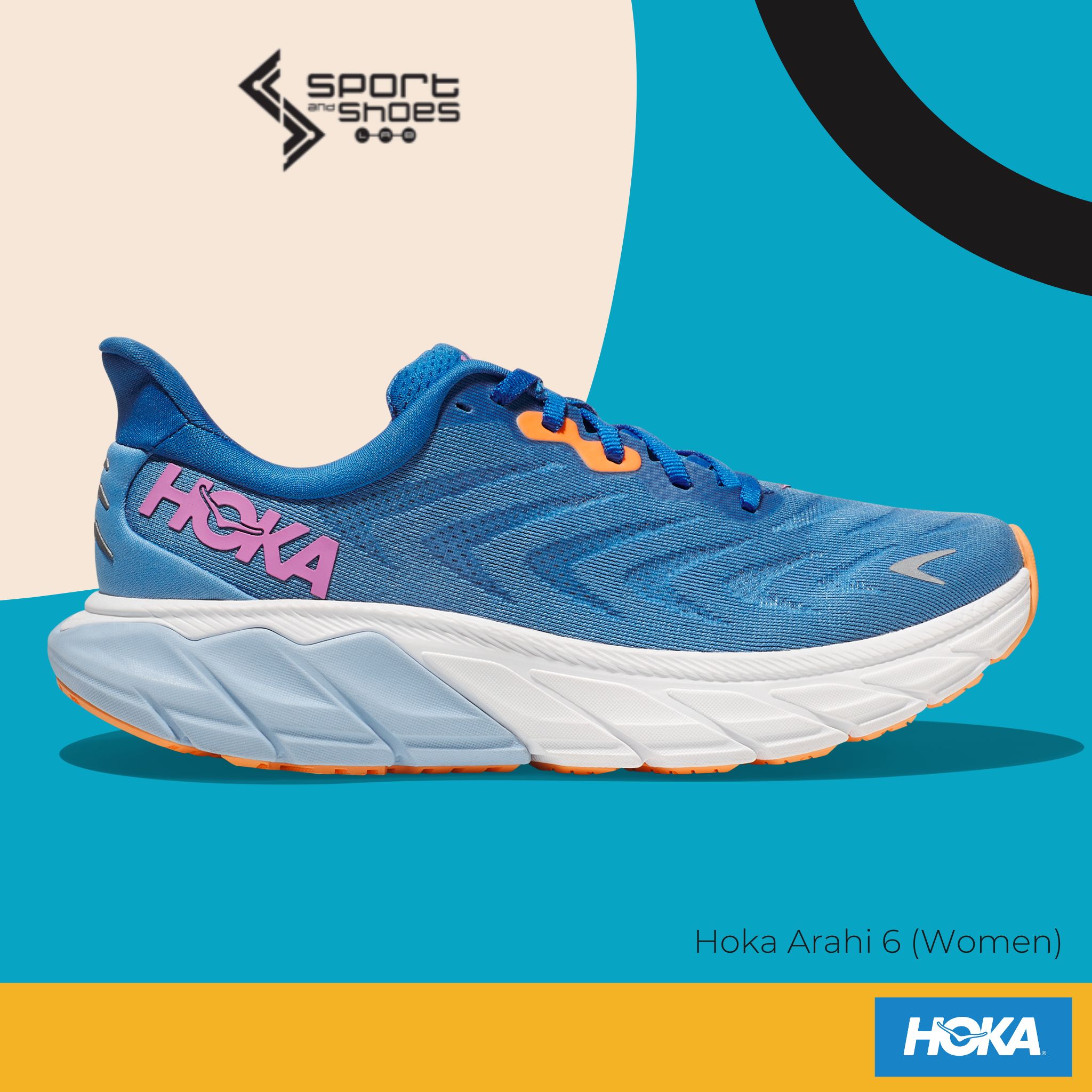 Hoka Arahi6 WIDE (W) (1123197-AACS)